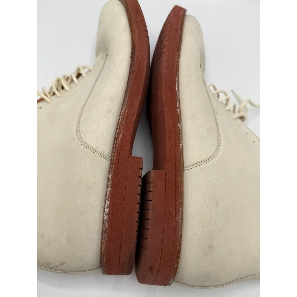 New Republic 8701 Chukka Boots Cream Mens Size 11.5 No Box
